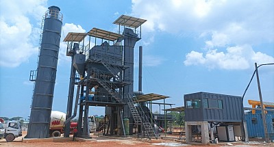 ALQ80 batch mix asphalt plant