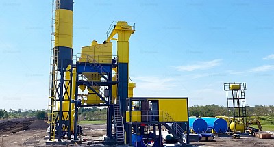 ALQ 100 asphalt plant in Indonesia